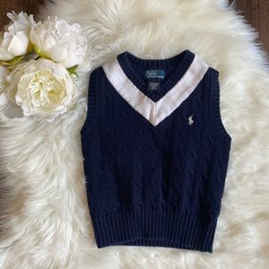 Little boys Polo sweater vest